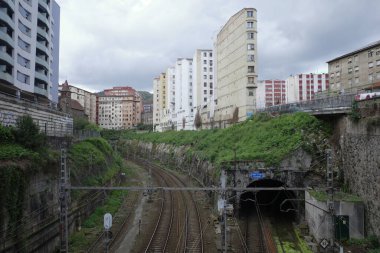 Bilbao şehrinde demiryolu