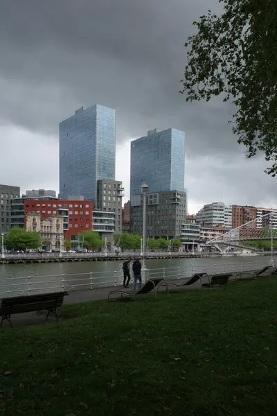 İspanya 'nın Bilbao şehrinde mimarlık