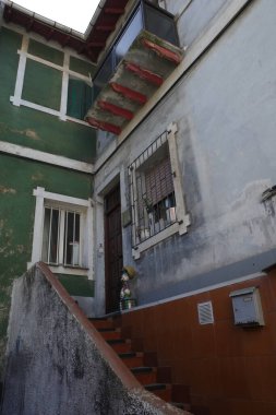 İspanya 'nın Sestao şehrinde bir blok.