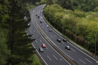 Yolun havadan görünümü