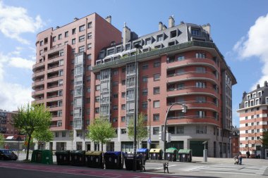 İspanya 'nın Bilbao şehrinde mimarlık