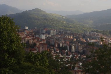 Bilbao şehrindeki şehir manzarası