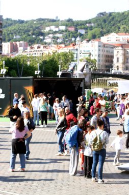 Bilbao 'da şehir hayatı