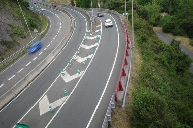 Yukarıdan görünen yol