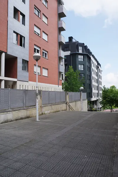 İspanya 'nın Bilbao şehrinde şehir manzarası