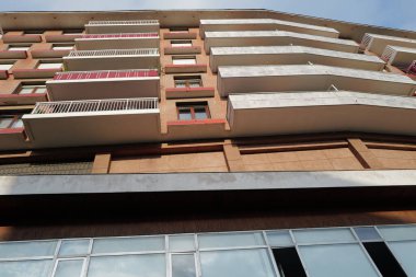 İspanya 'nın Bilbao şehrinde şehir manzarası