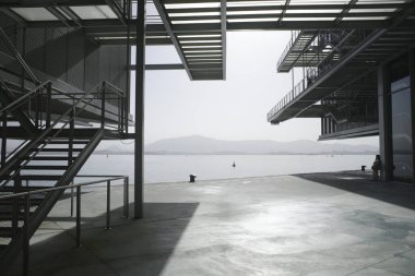 Modern architecture in the shore of Santander, Spain