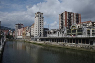 İspanya 'nın Bilbao şehrinde mimarlık