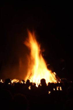 Yaz etkinliğinde yangın