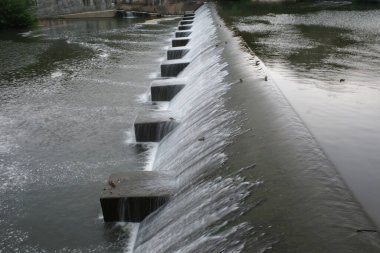 Bilbao şehrindeki nehir