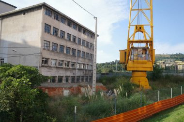 Bilbao 'nun dışındaki terk edilmiş sanayi bölgesi