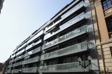 İspanya 'nın Bilbao kentindeki kentsel çevre