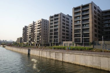 İspanya 'nın Bilbao kentindeki kentsel çevre