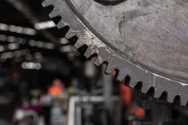 Vites makinesi motor endüstrisi. makine hareketine bağlan.