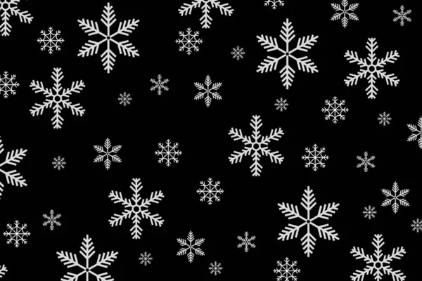 节日快乐 带有假日装饰的黑白插图 — 图库照片