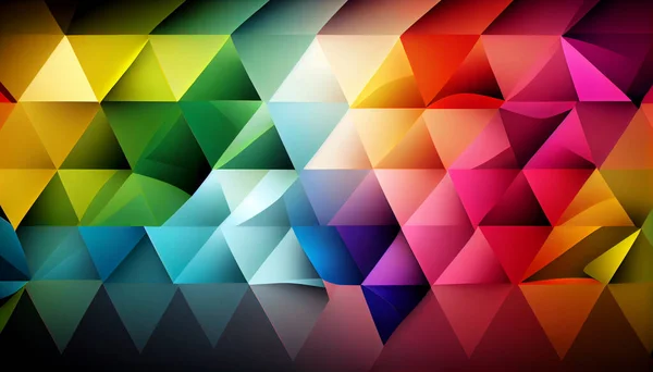 a pattern of alternating triangles in a rainbow color scheme. The pattern creates a sense of movement and energy, making it perfect for use in designs that require a vibrant and dynamic backdrop