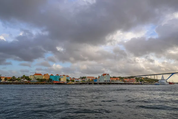Pittoresca Vista Del Centro Willemstad Curacao Caraibi — Foto Stock