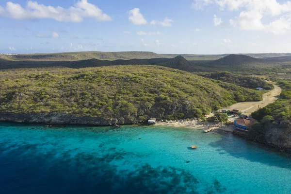 Zeegezicht Van Caribische Zee Curacao — Stockfoto