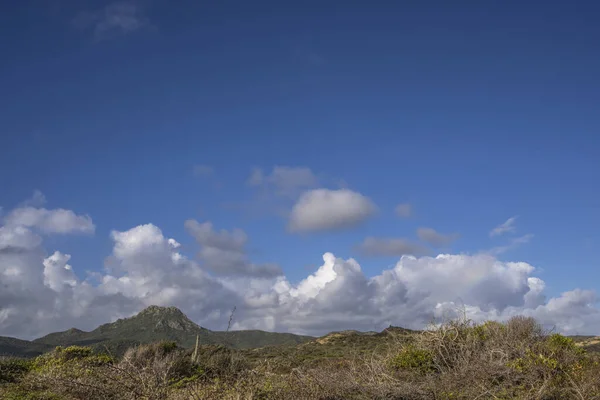 Geweldig Landschap Van Curacao Eiland Met Bewolkte Lucht — Stockfoto