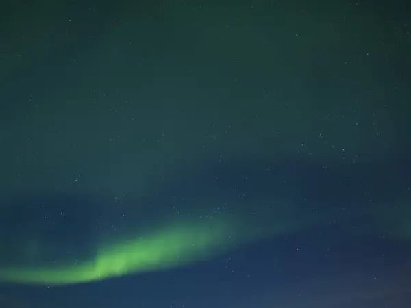 Paysage Avec Aurores Boréales Aurora Borealis Dessus Péninsule Reykjanes Islande — Photo