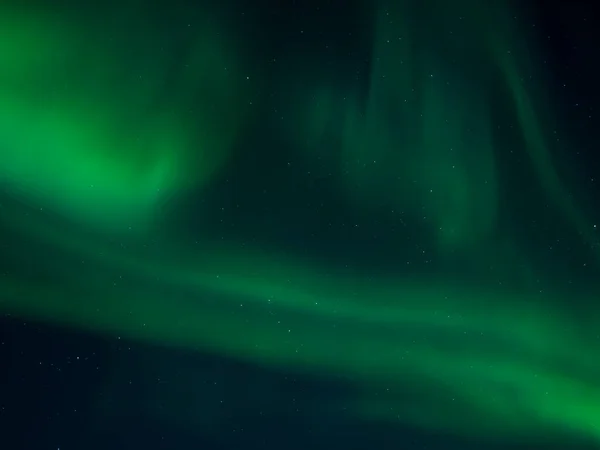 Landschaft Mit Nordlichtern Aurora Borealis Über Der Halbinsel Reykjanes Island — Stockfoto