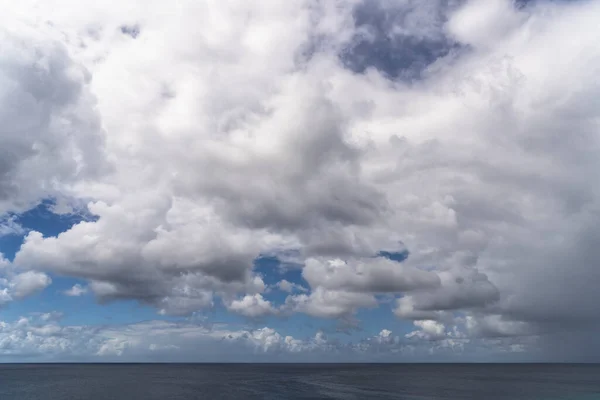Escénico Cielo Caribeño Sobre Océano — Foto de Stock