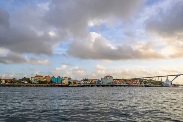 Famosa Architettura Color Pastello Dell Isola Curacao Antille Olandesi — Foto Stock