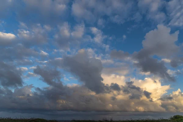 Increíble Paisaje Isla Curazao Con Cielo Nublado — Foto de Stock