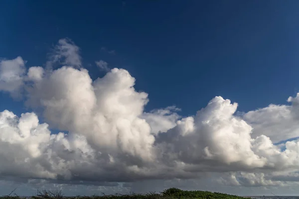 Incrível Paisagem Ilha Curaçao Com Céu Nublado — Fotografia de Stock