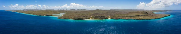 Aerial View Area San Juan Bay Curacao Caribbean Dutch Antilles — Stock Photo, Image