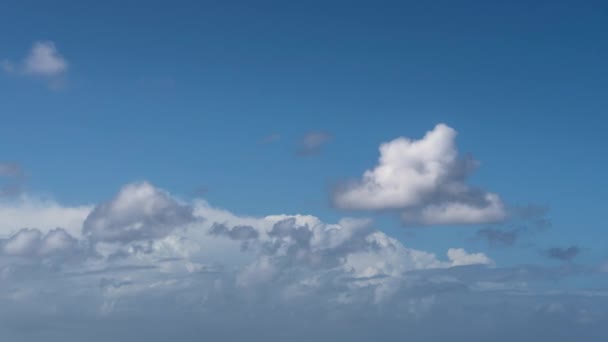Zeitraffer Mit Wolken Über Der Karibik — Stockvideo