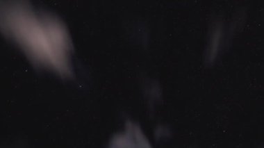 Yıldızlar, uydular ve Perseid göktaşlarıyla gece gökyüzünün zaman atlaması