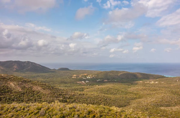 Scenic View Mountains Island Caribbean — Stock Photo, Image
