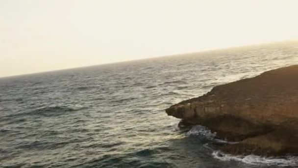 カリブ海の島を一望する空中展望 — ストック動画