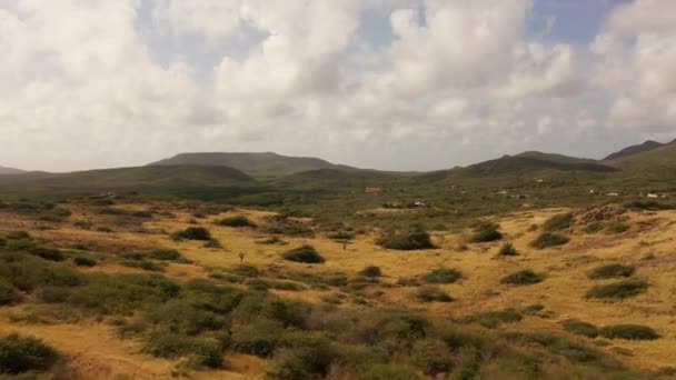 Pemandangan Udara Sebuah Pulau Karibia — Stok Video
