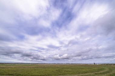 Darss yarımadasındaki manzara, Baltık Denizi, Almanya