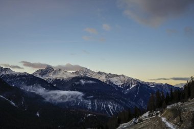 İsviçre Alpleri, Grisonlar, İsviçre 'de kış manzarası