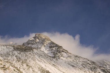 Avrupa Alpleri, Davos, Grisons, İsviçre 'de kış manzarası