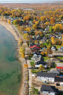 Türkiye Noktası, Ontario, Kanada 'nın sonbaharda dikey hava durumu