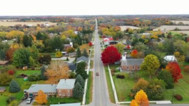 4K sonbaharında Kanada, Ontario, Vittorio 'da hava hipervanesi