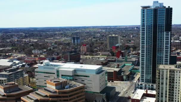 Воздушная Кастрюля Китч Онтарио Канада Весной — стоковое видео