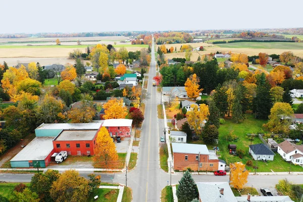 Aerial Vittorio Ontario Canada Fall — Stock Photo, Image
