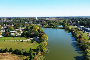 Sonbaharda Kanada, Ontario, Waterford 'da bir antre.