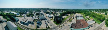 Ingersoll, Ontario, Kanada 'nın hava manzarası