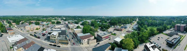 Een Lucht Panorama Uitzicht Ingersoll Ontario Canada — Stockfoto
