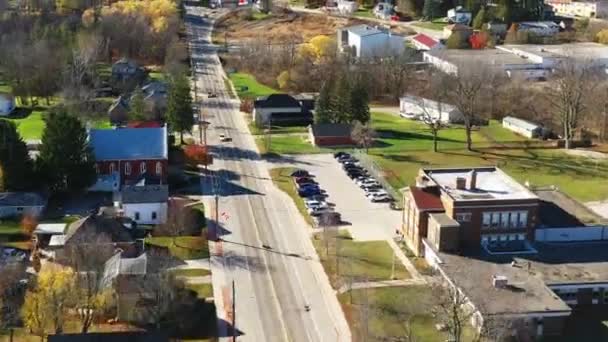 New Dundee Ontario Kanada Nin Havadan Hiperhız Görüntüsü — Stok video