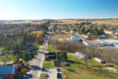 New Dundee, Ontario, Kanada 'nın hava sahnesi