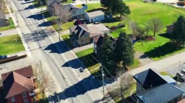 4K sonbaharında St. Clements, Ontario, Kanada 'da hava hızında düşüş