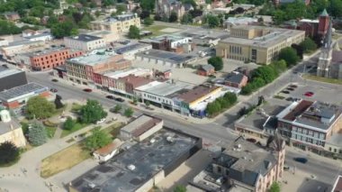 Woodstock, Ontario, Kanada 4K 'nın hava hızlandırılmış tavası.