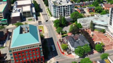 Burlington, Ontario, Kanada 4K 'nın hava hızlandırılmış tavası.